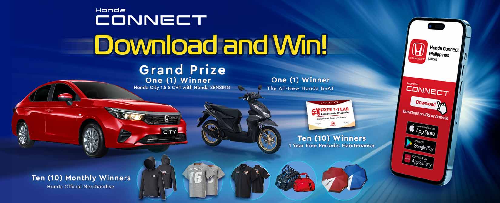 Honda CONNECT App: Download and Win