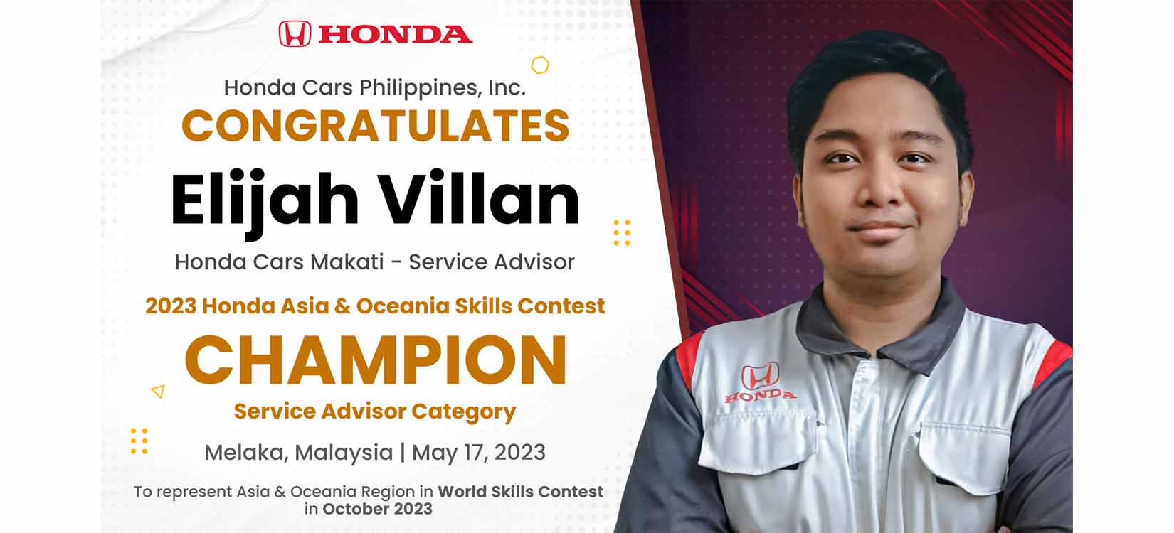 Honda World Skills Contest