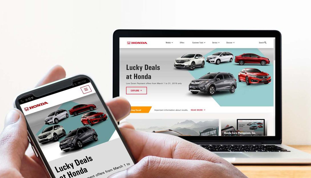 Honda Cars Philippines Inc Launches Its All New Website Honda Cars Philippines Inc Launches Its All New Website