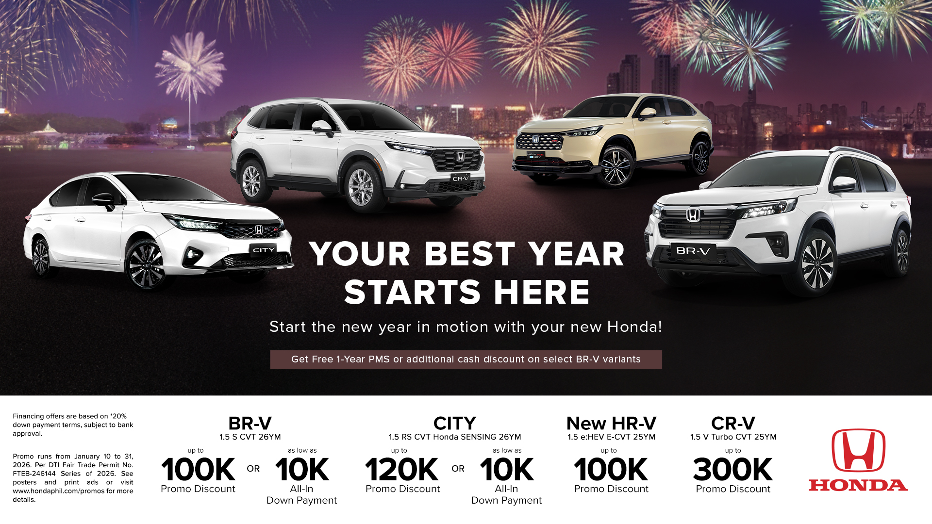 Your Best Year Starts Here: The Honda CR-V V Turbo CVT Is Up for a 300k Discount This Month 