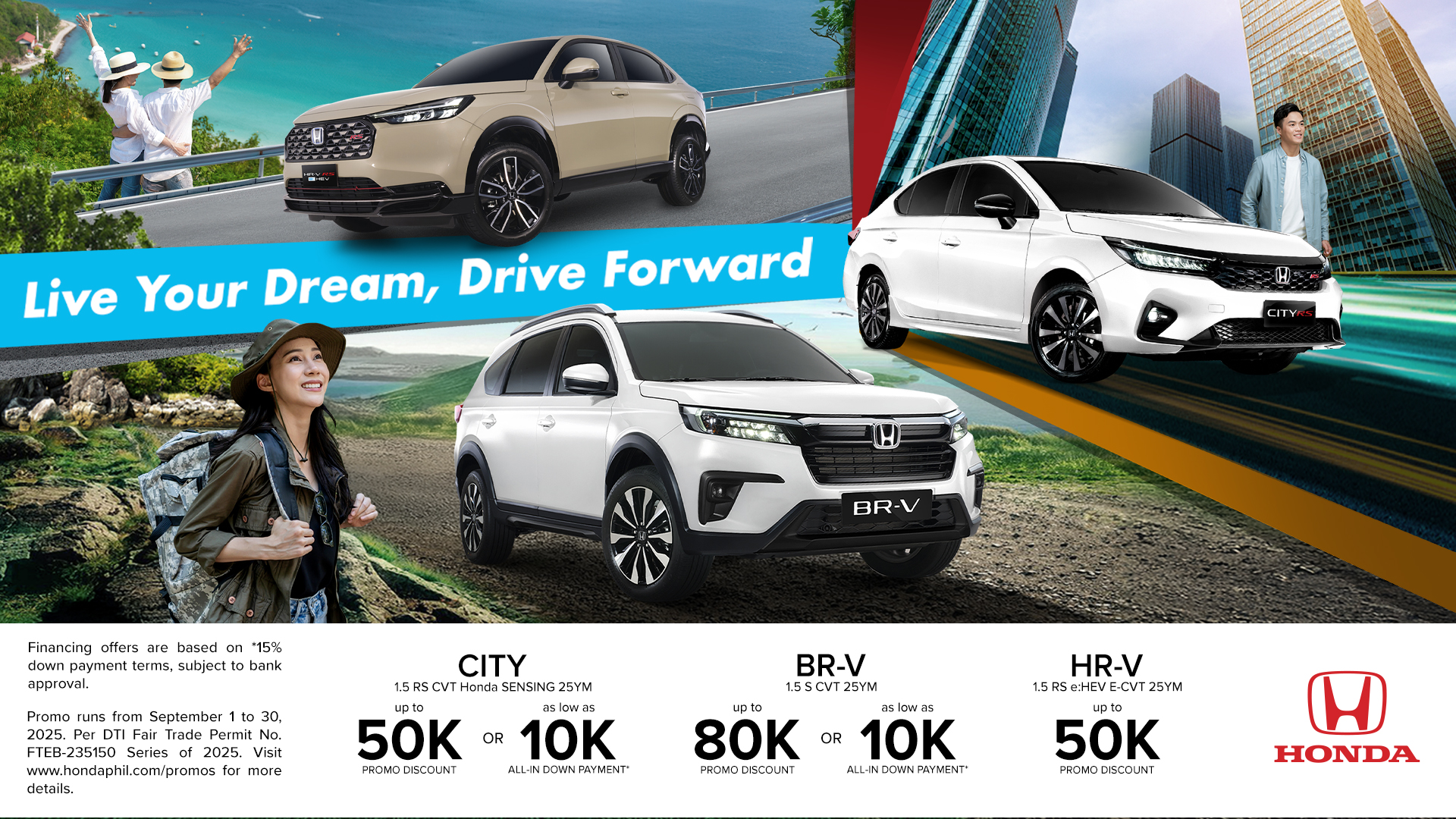 Get Up to PHP 80,000 Off on the Honda BR-V This September