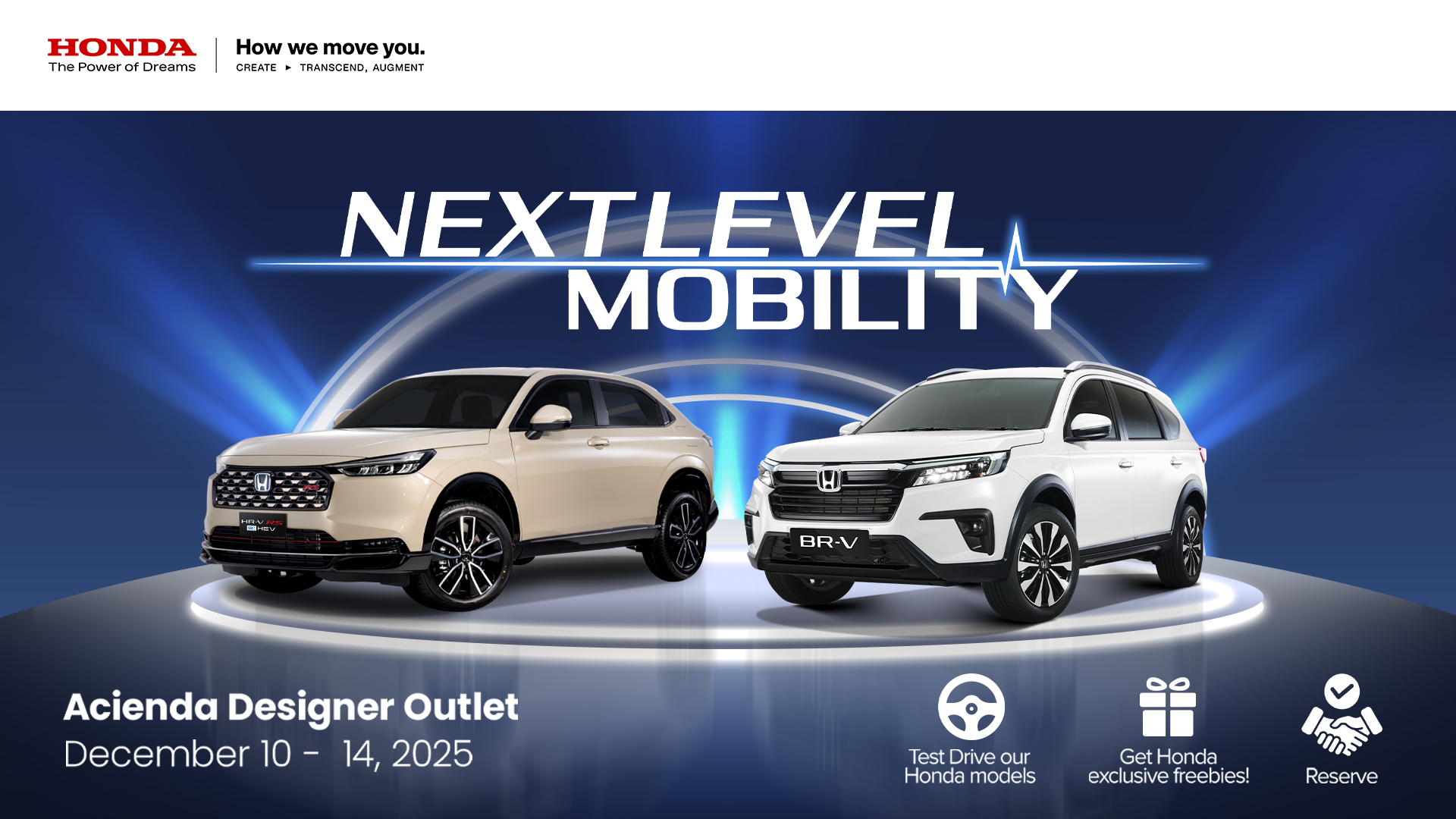 Visit Acienda Designer Outlet for the Next Level Mobility Tour This December 10-14