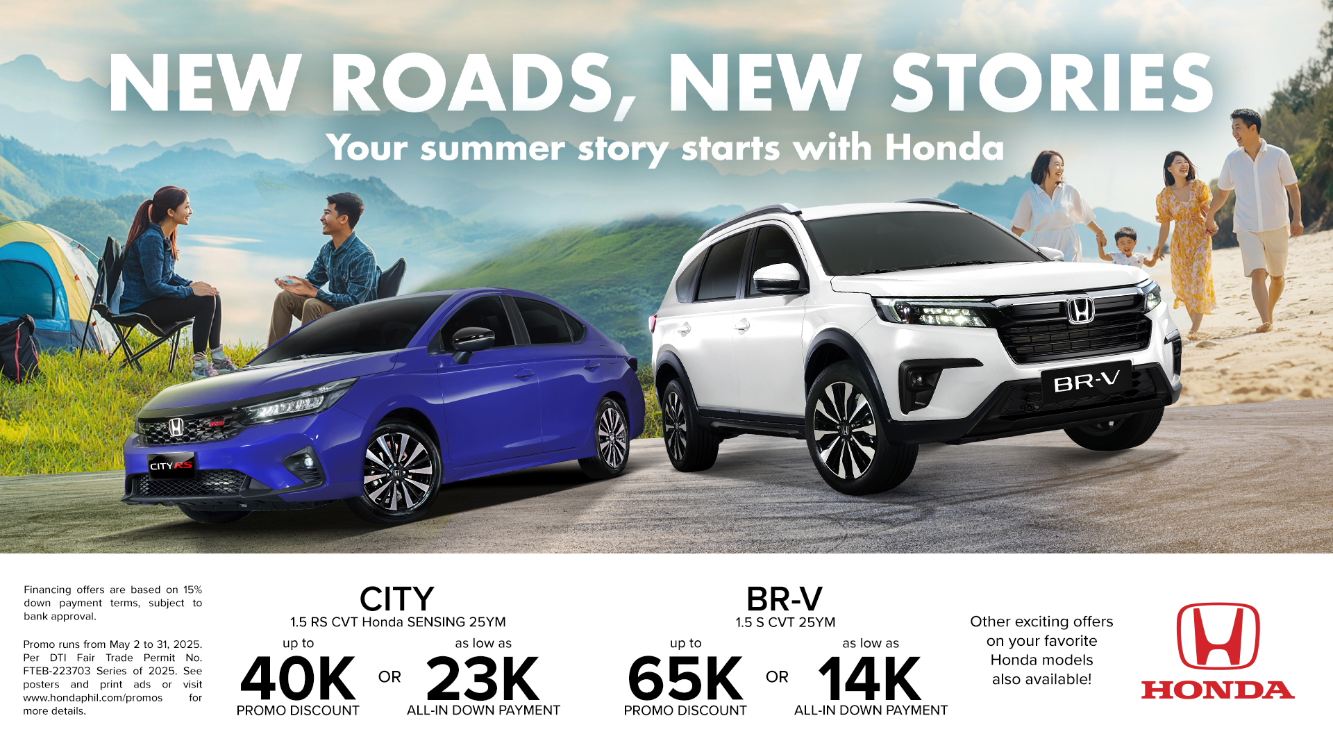 Have the Perfect Summer Story with Honda Cars Philippines’ New Roads, New Stories Promo