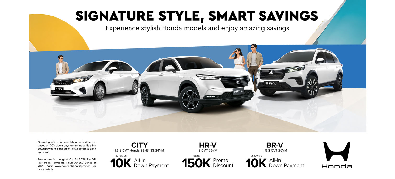 Save PHP 150,000 on the Honda HR-V S This August