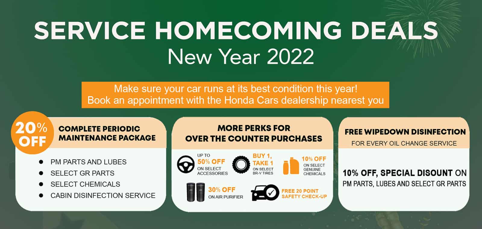 Service Homecoming Deals