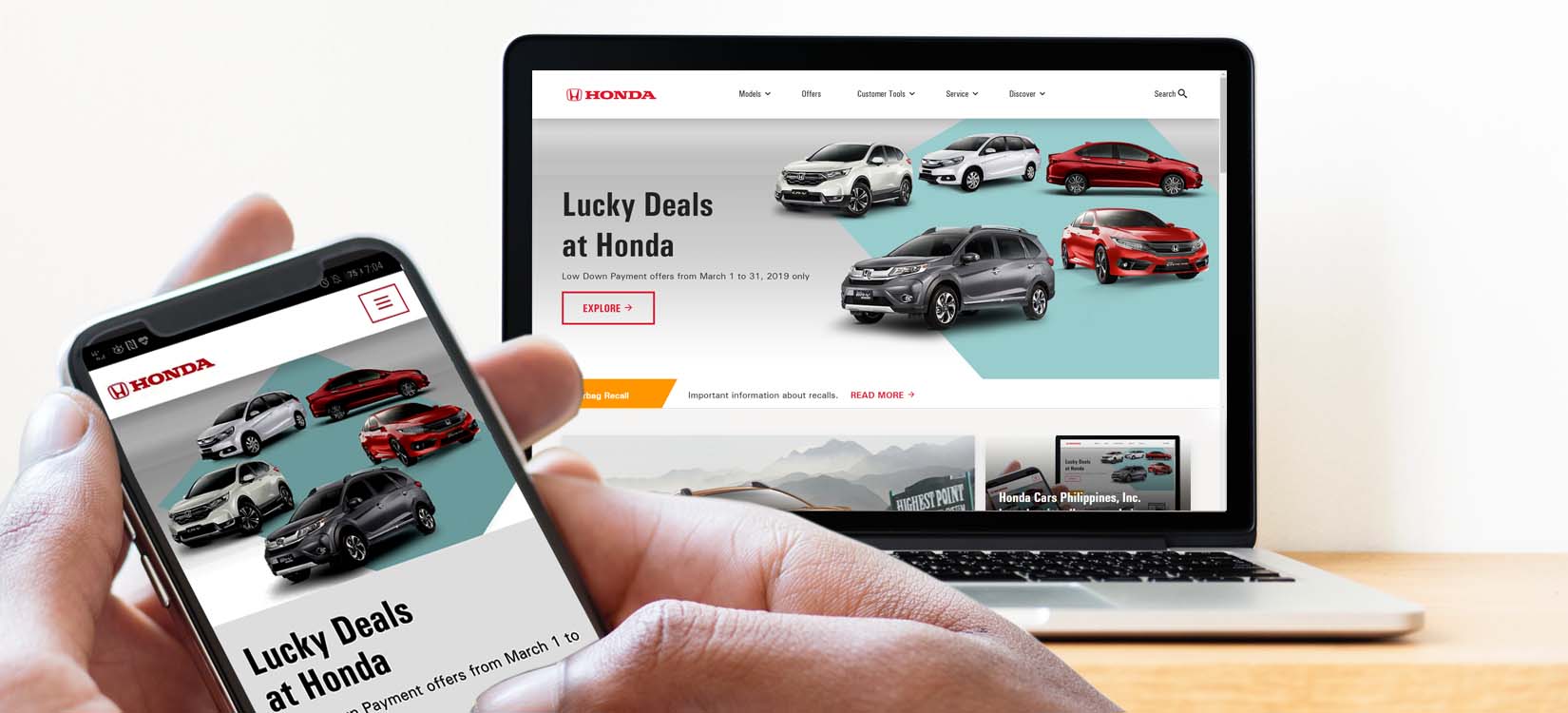 Honda Cars Philippines Honda Cars Philippines Inc Launches Its All New Website